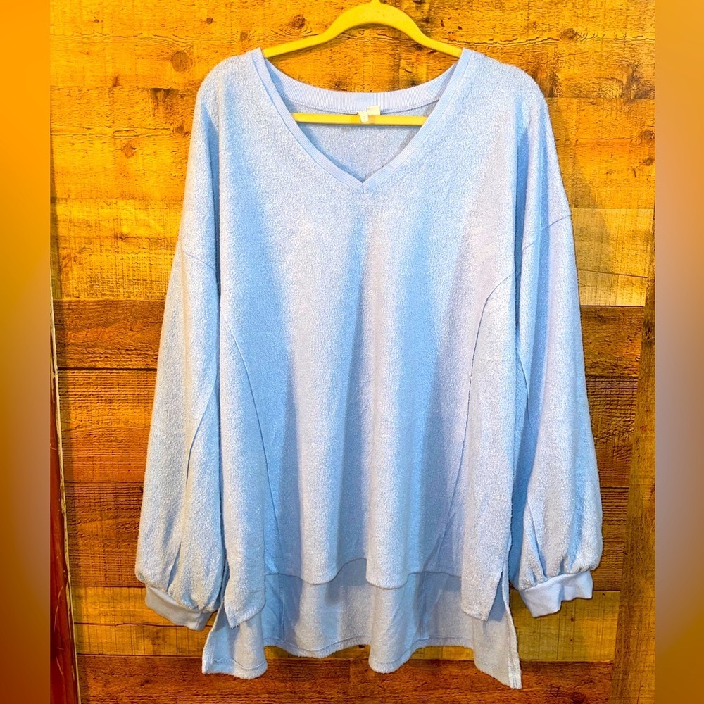 Cato Terry Cloth Top